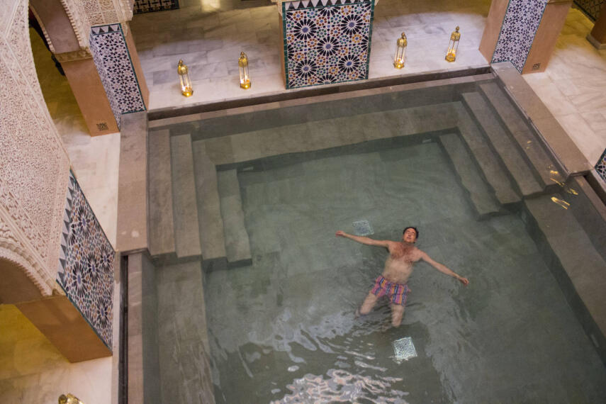 Imagenes De Los Nuevos Banos Arabes De Malaga Junto A Los