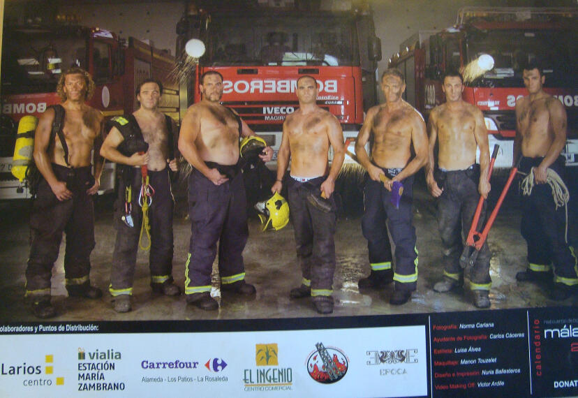 Los Bomberos De Malaga Protagonistas De Un Calendario Diariosur Es Foto 1 De 20 calendario bomberos malaga 2021