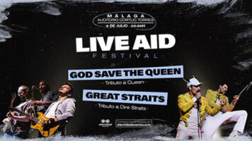 Entrada para Live Aid Festival (6 de julio) en Auditorio Cortijo de Torres de Málaga